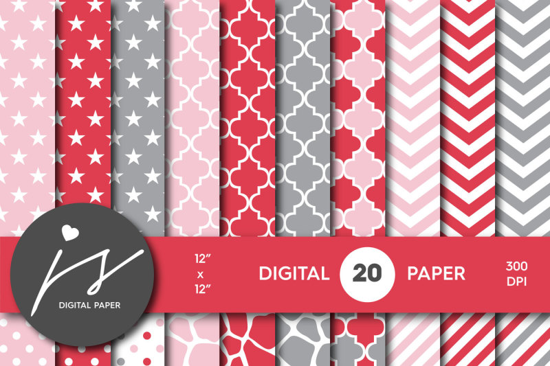 pink-cherry-red-and-gray-digital-paper-bu-32