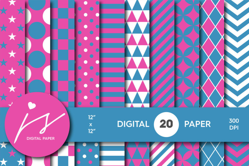 blue-and-hot-pink-digital-paper-mi-617