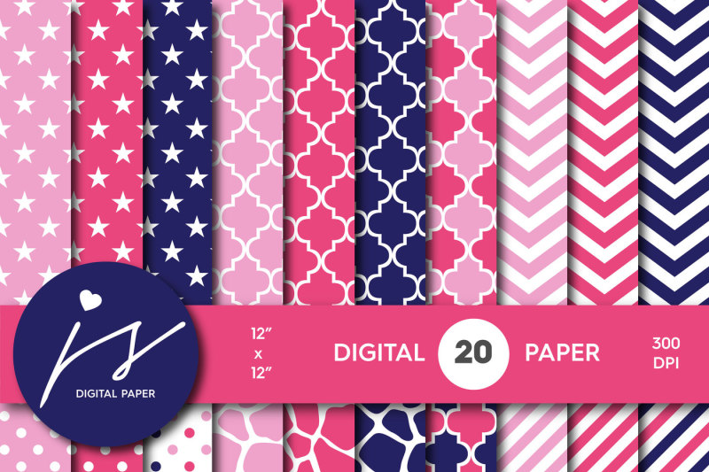 navy-blue-and-pink-digital-paper-bu-24
