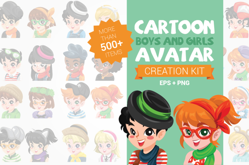 cartoon-avatar-creation-kit