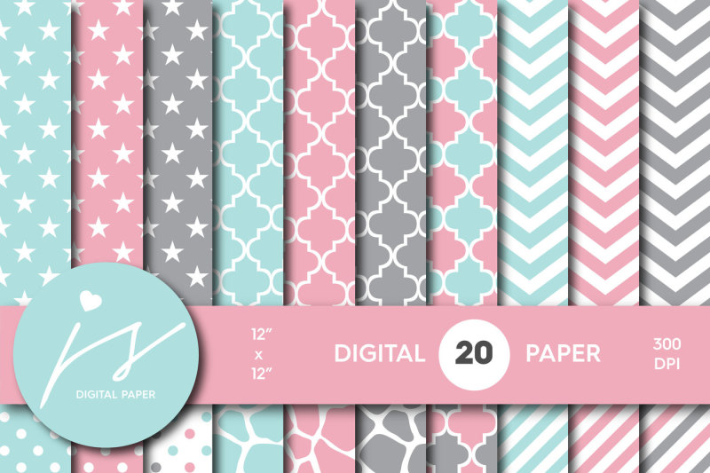 gray-mint-and-pink-digital-paper-bu-11