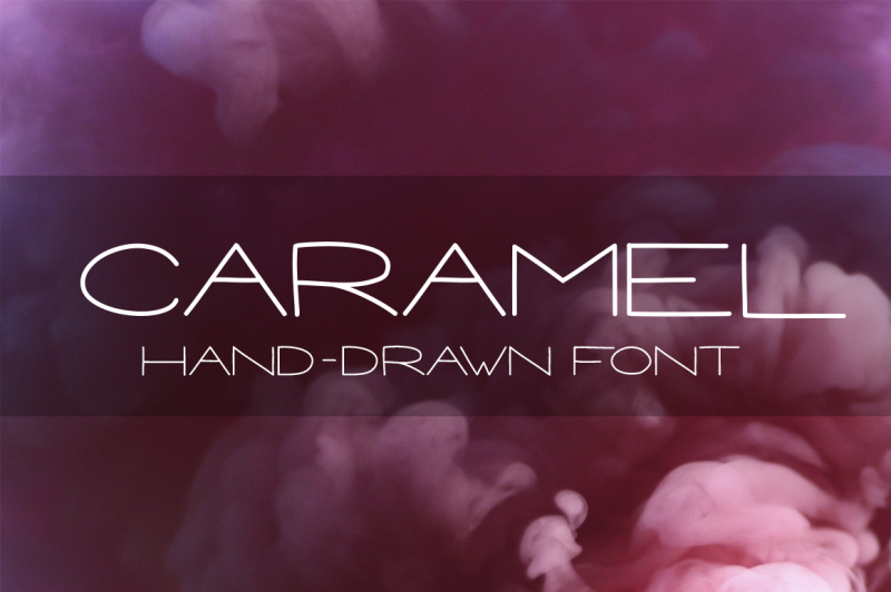caramel-hand-drawn-sans-serif-font