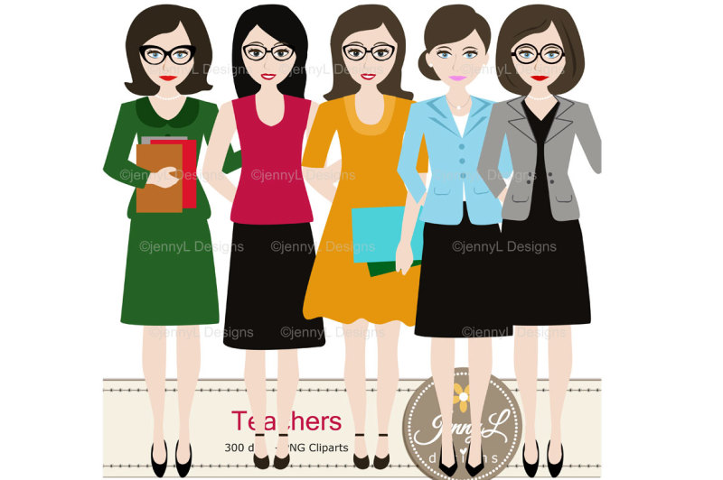 teachers-digital-papers-and-clipart-set