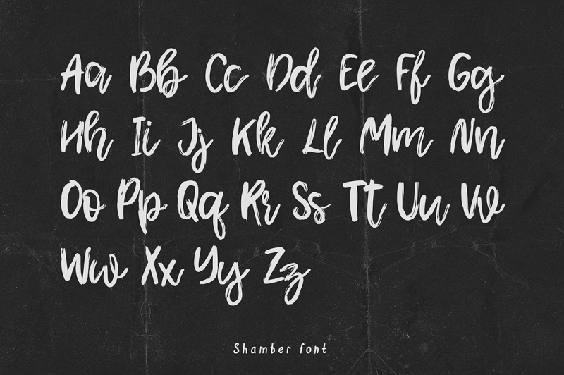shamber-handwritten-script
