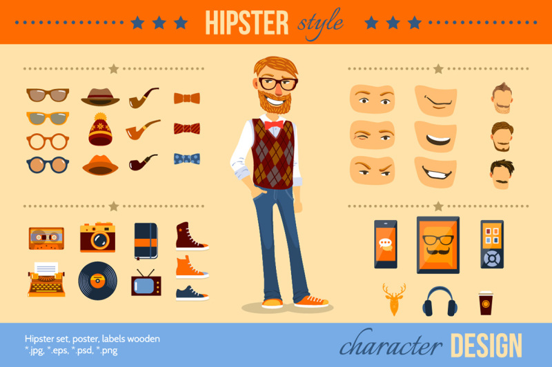 hipster-style-set