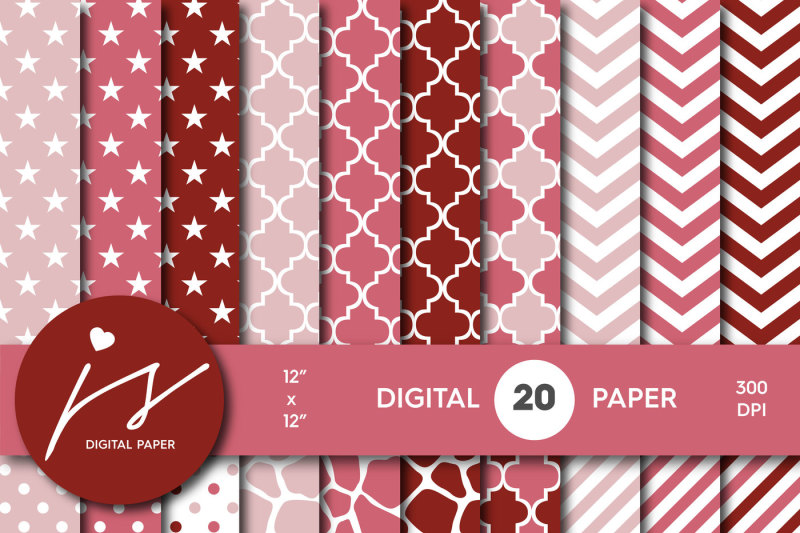 rose-pink-digital-paper-and-wine-red-digital-paper-bu-50