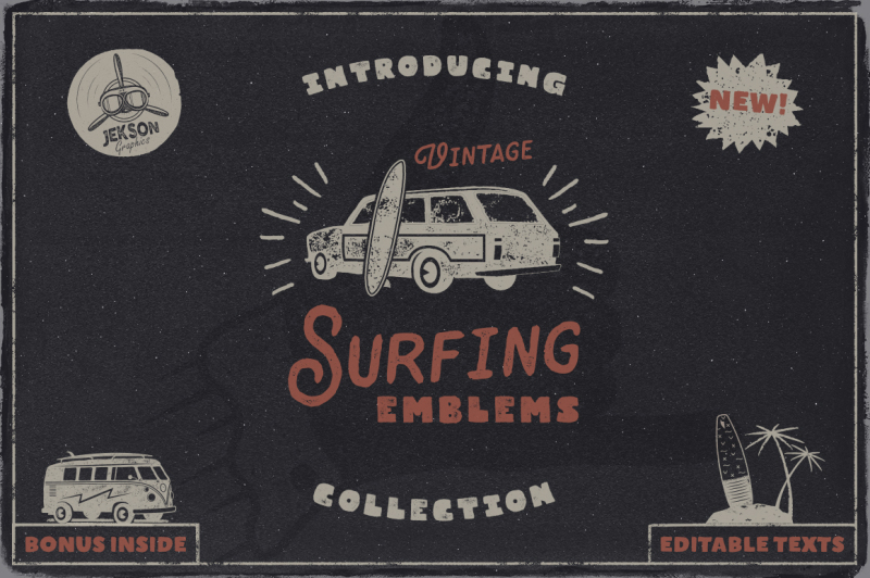 vintage-surfing-emblems-set