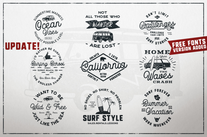 vintage-surfing-emblems-set