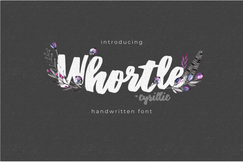 whortle-handwritten-cyrillic-script