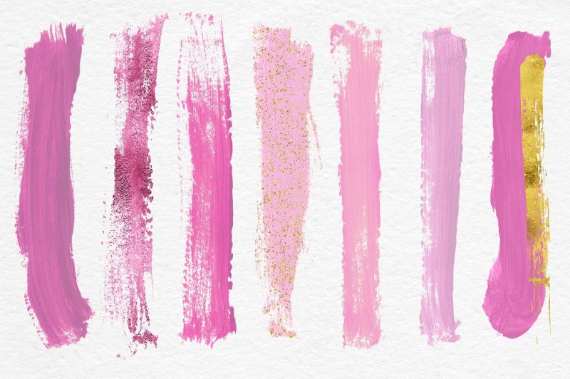 brush-strokes-clipart-pink