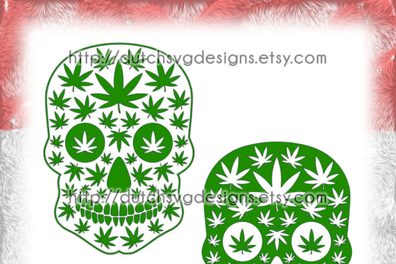 2-skull-cutting-files-with-weed-leaves-in-jpg-png-svg-eps-dxf-for-cricut-and-silhouette-sugar-skull-svg-weed-svg-marijuana-svg-cannabis