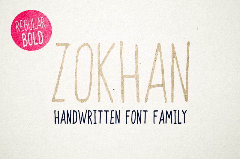 zokhan-handwritten-font-family
