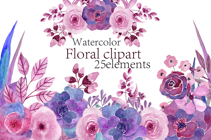 watercolor-purple-floral-clipart