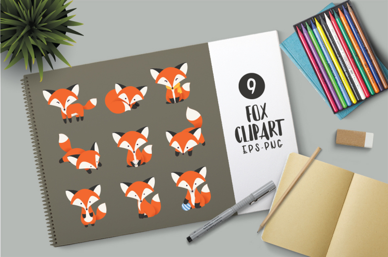 cute-fox-cliparts