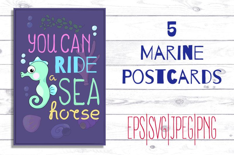 cute-sea-animals-marine-postcards
