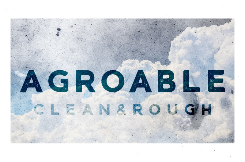 agroable-clean-and-rough-font