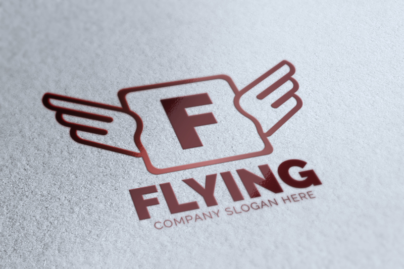 flying-f-letter-logo