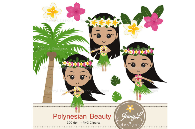 polynesian-digital-papers-and-clipart
