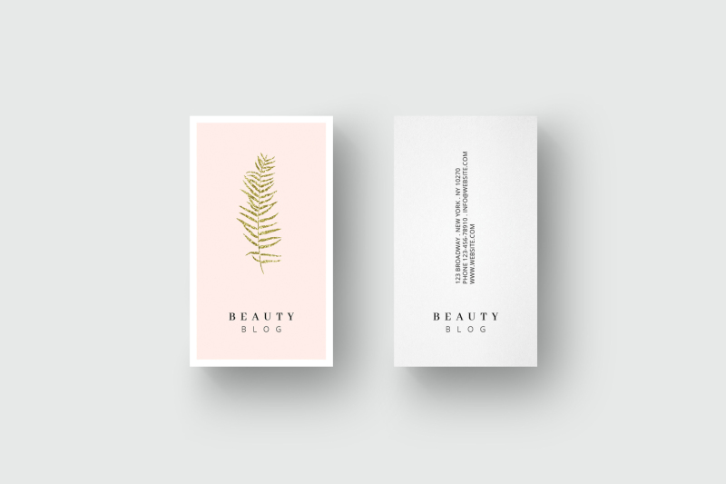 business-card-template-golden-leaf
