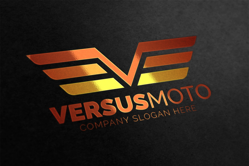 versus-moto-v-letter-logo
