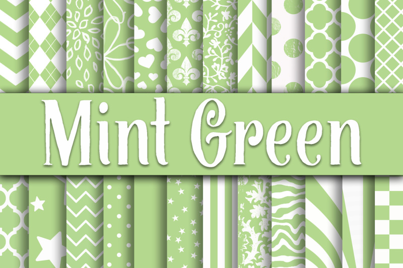 mint-green-patterns-digital-paper