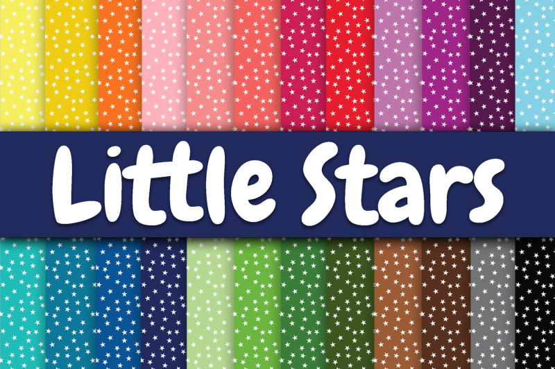 little-stars-digital-paper