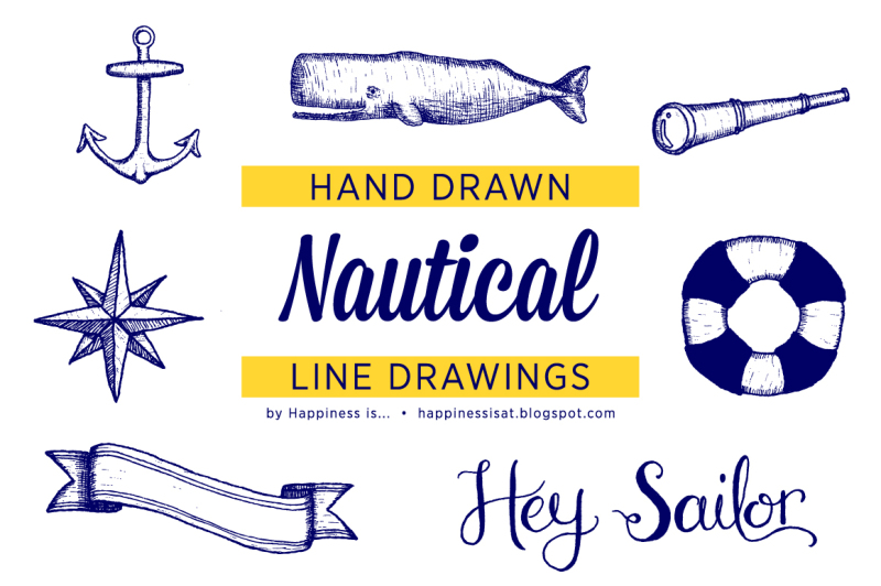 hand-drawn-nautical-line-drawings