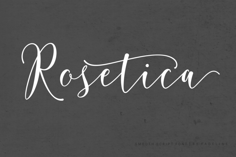 rosetica-smooth-script