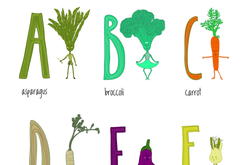 vegetables-alphabet
