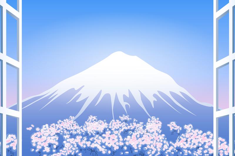 cherry-blossoms-around-mount-fuji
