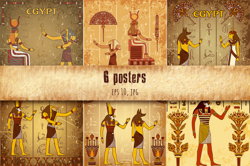 egypt-signs-and-symbols-collection