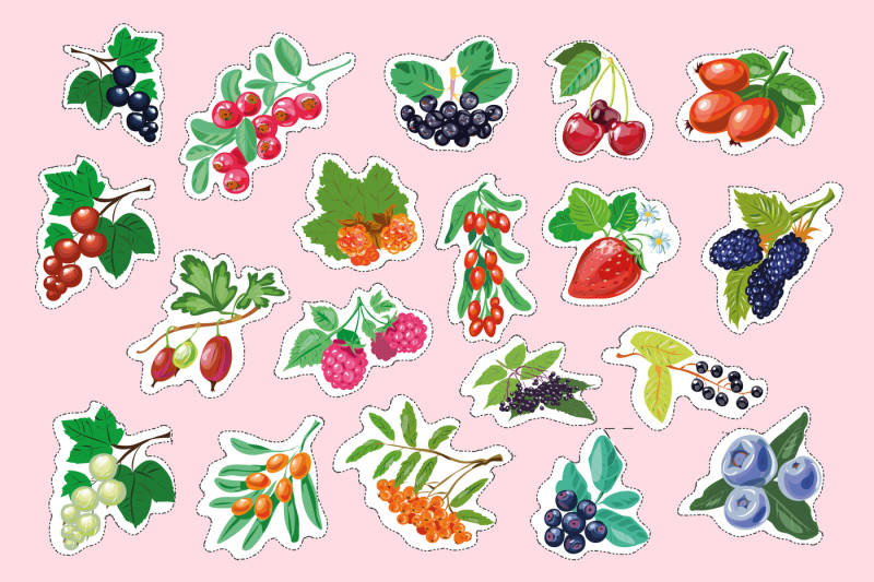berry-stickers