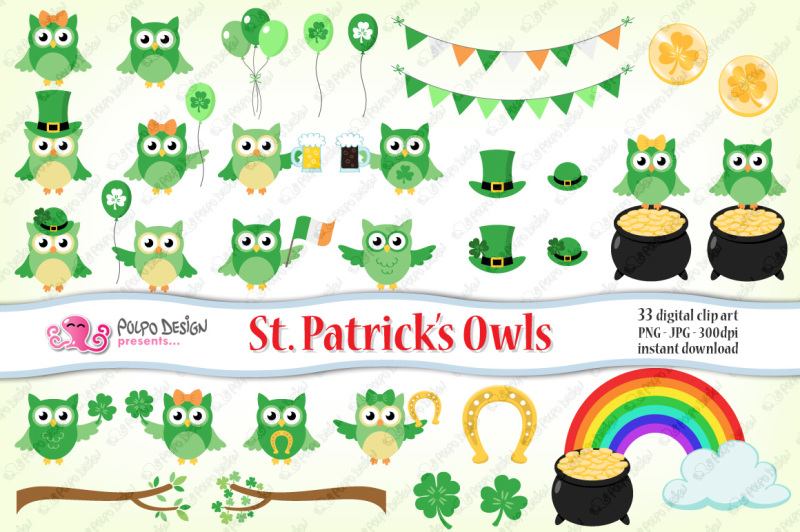st-patrick-s-day-owls-clipart