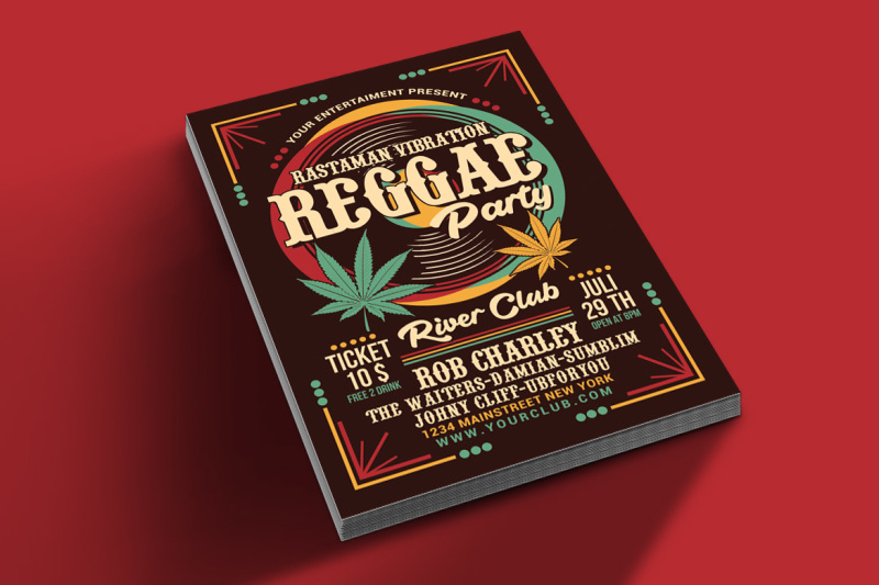 reggae-music-party-flyer