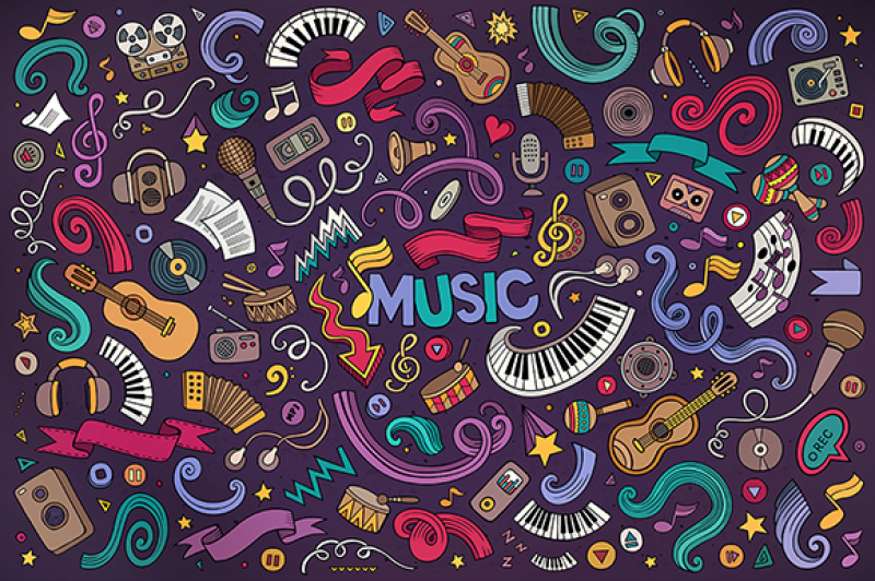 musical-objects-amp-symbols-set