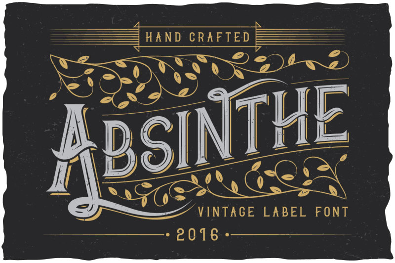 absinthe-label-typeface