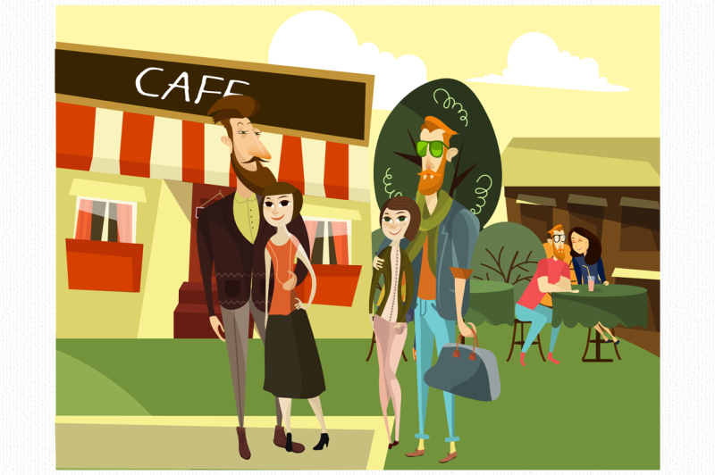 cafe-and-restaurant-visitor-vector-set