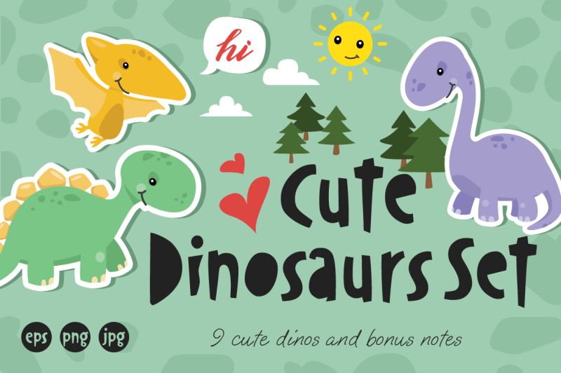 cute-dinosaur-set