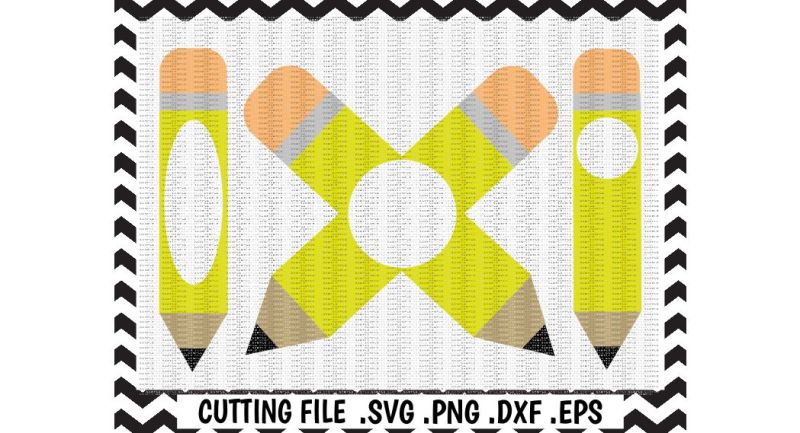 pencil-monogram-svg-back-to-school-svg-dxf-eps-png-cutting-file-silhouette-cameo-cricut-digital-download