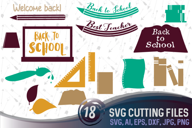 18-back-to-school-vectors-cutting-files-svg-png-jpg-eps-ai-dxf