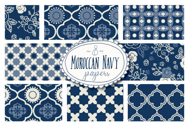 moroccan-seamless-patterns-vector