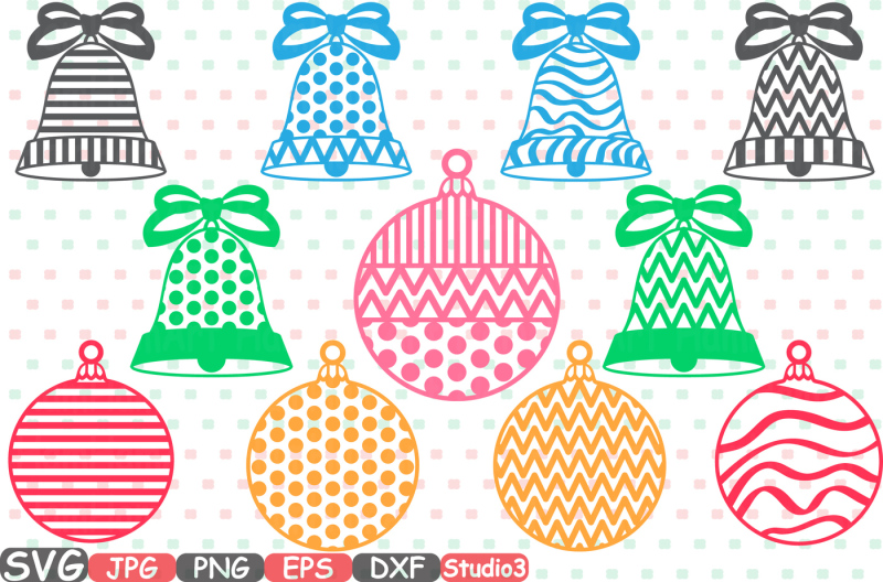 christmas-balls-and-bells-svg-silhouette-cutting-files-cricut-studio3-cameo-vinyl-die-cut-machines-monogram-clipart-bow-new-year-ornament-684s