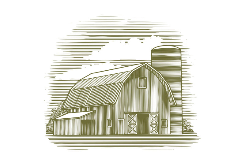 woodcut-old-barn