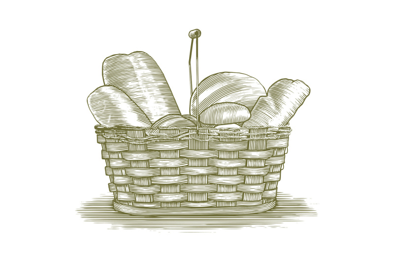 woodcut-bread-basket