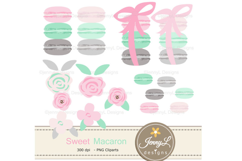 pastel-macaron-digital-papers-and-clipart-set