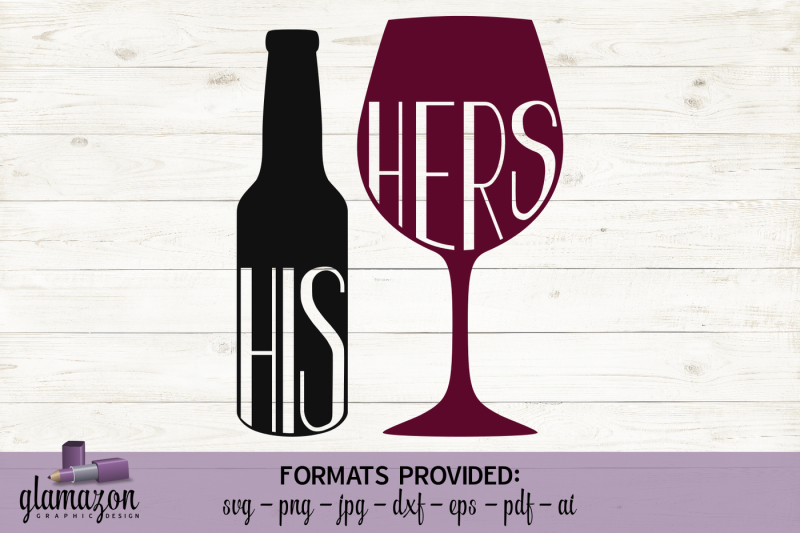 his-n-hers-drinks-beer-and-wine-svg-dxf-eps-png-pdf-jpg-ai-cutting-file