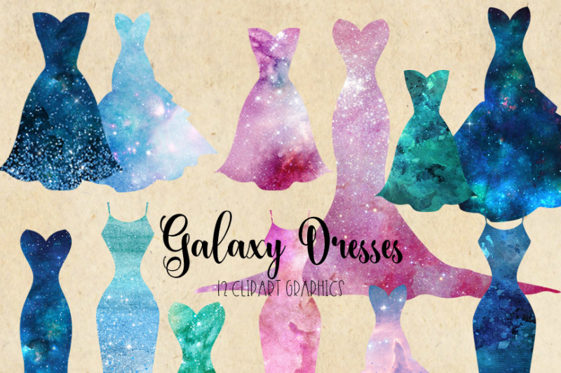 galaxy-dresses-clipart