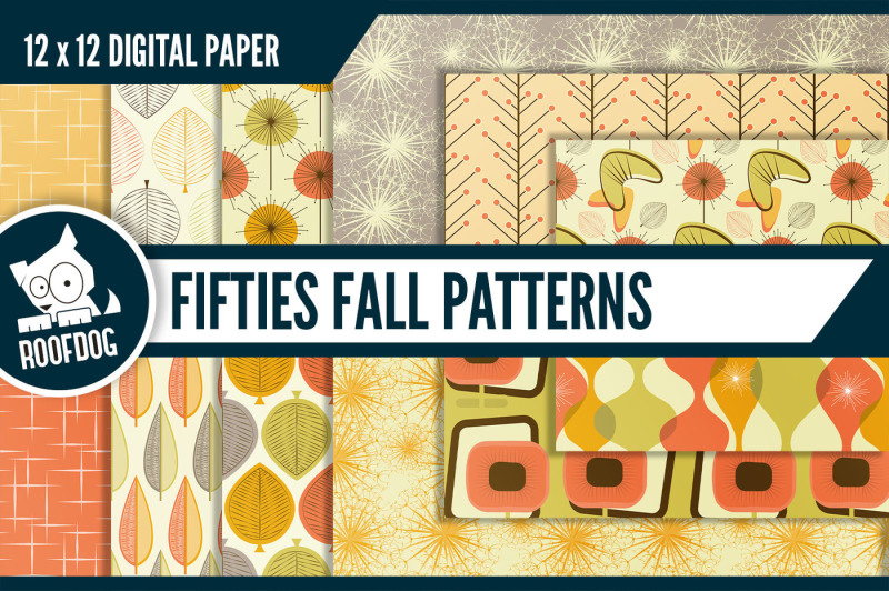 1950s-fall-digital-paper-mid-century-modern-digital-pattern
