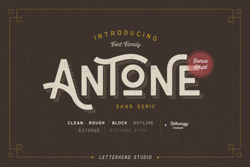 antone-sans-serif-family