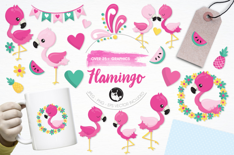 flamingo-illustrations-and-graphics